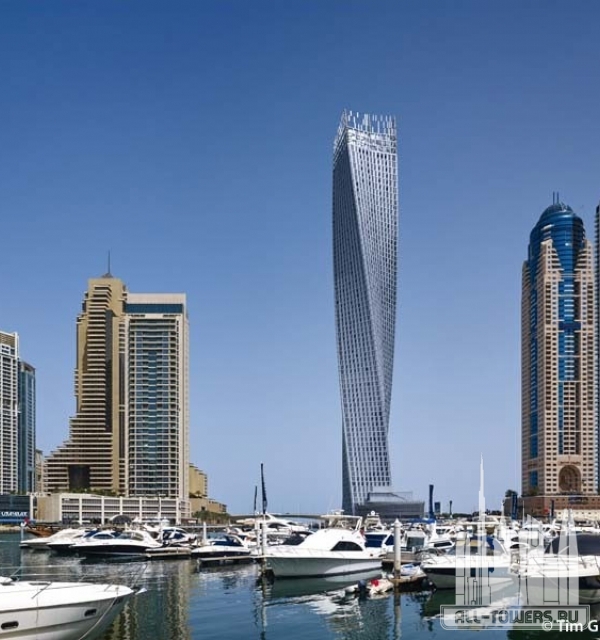 cayan tower (башня кайан)