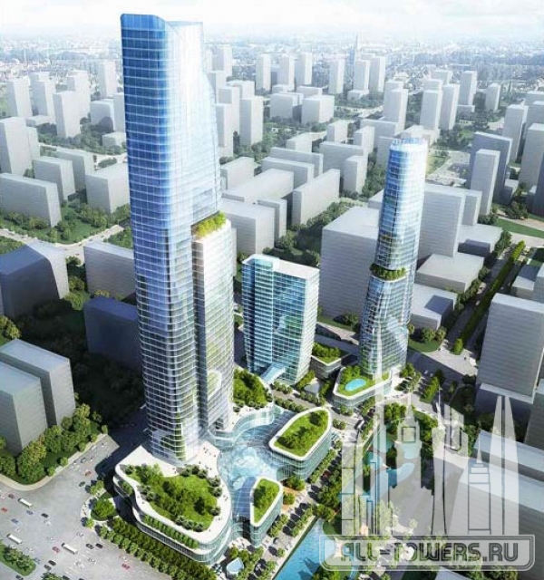 nanjing world trade center tower 1