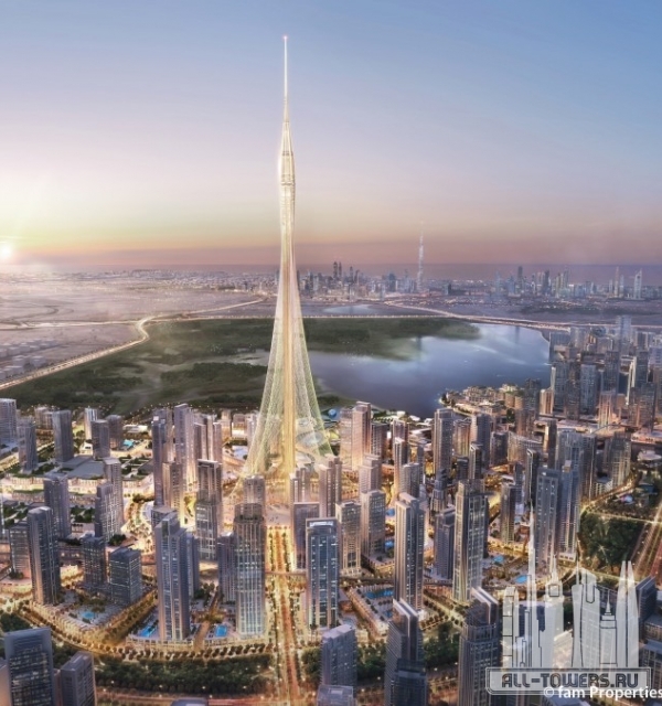 dubai creek tower (дубай-крик харбор)